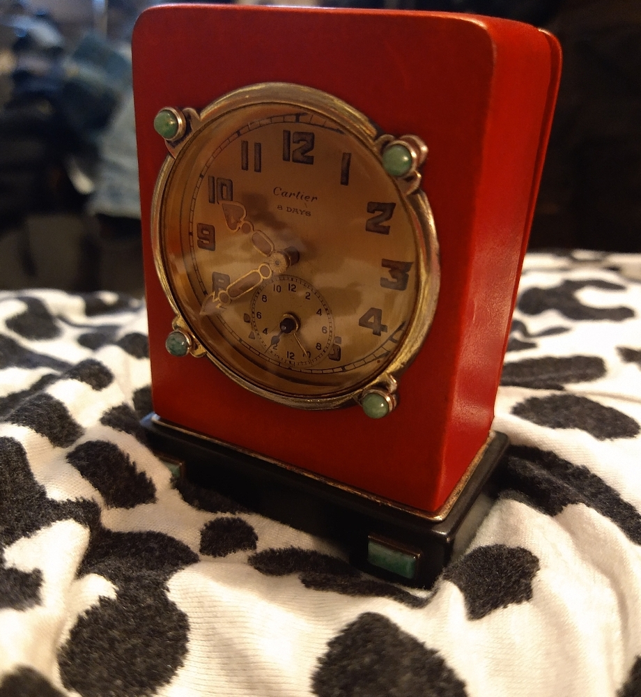 Antique Cartier Desk Clock